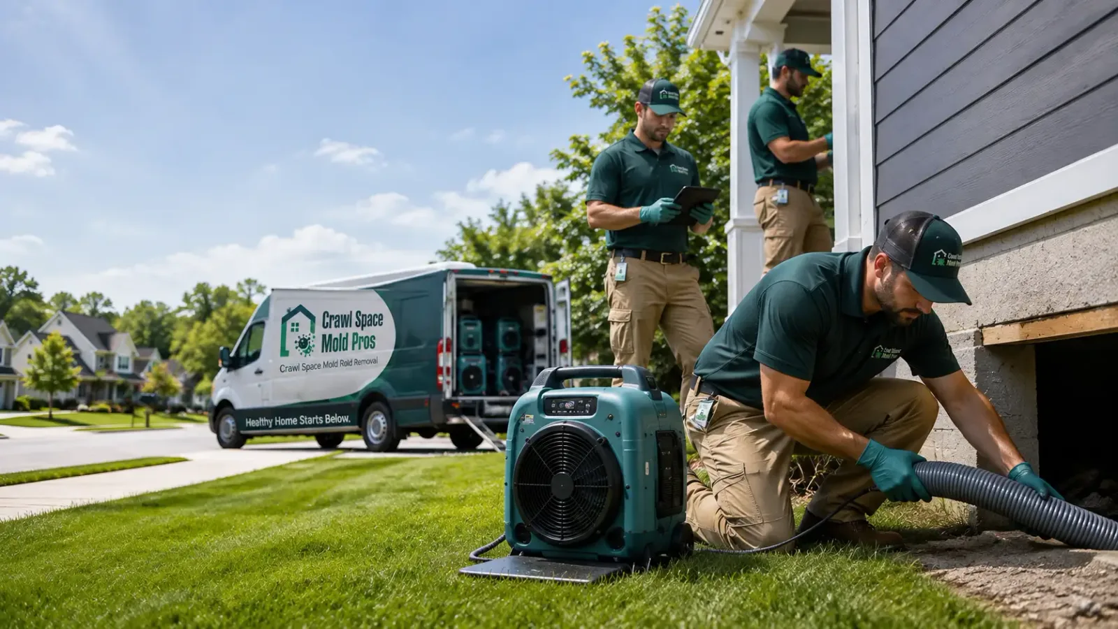 Crawl Space Mold Removal in Bradford, ME